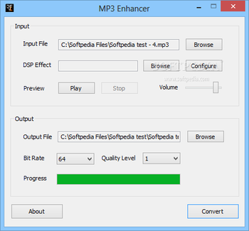 MP3 Enhancer screenshot