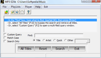 MP3 EZlib Music Library/Playlist Manager screenshot 3