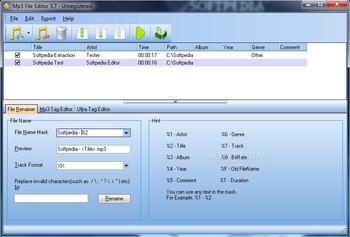 Mp3 File Editor screenshot 3