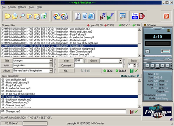 Mp3 File Editor screenshot 2