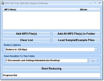 MP3 File Size  screenshot