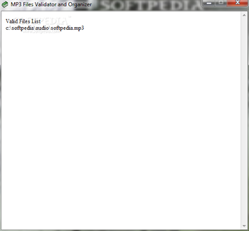 MP3 Files Validator and Organizer screenshot 2