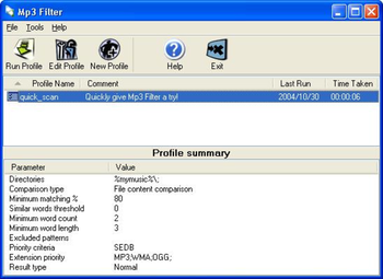 Mp3 Filter screenshot 2