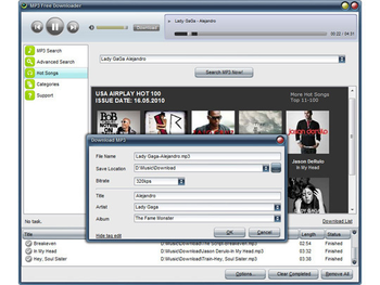 MP3 Free Downloader screenshot