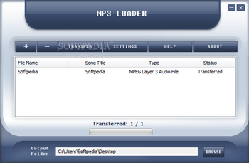 MP3 Loader screenshot