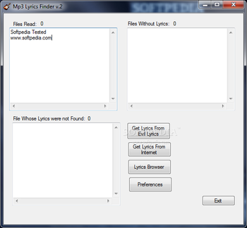 MP3 Lyrics Finder screenshot