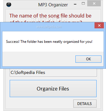 MP3 Organizer screenshot 2