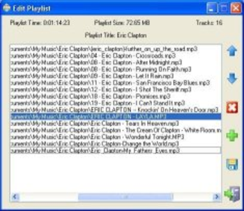 MP3 Playlister screenshot 2