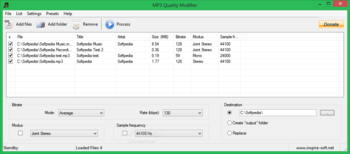 MP3 Quality Modifier screenshot