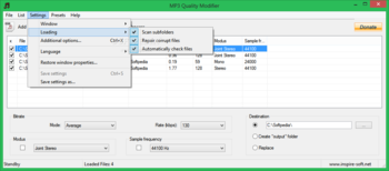 MP3 Quality Modifier screenshot 4