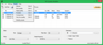 MP3 Quality Modifier screenshot 5