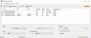 MP3 Quality Modifier Portable screenshot