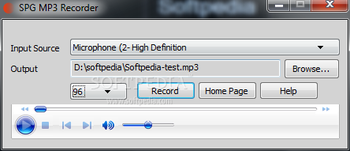 MP3 recorder screenshot