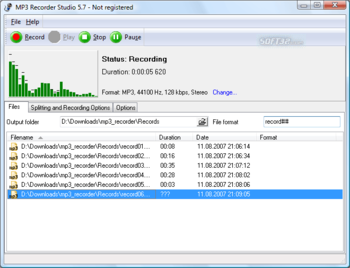 MP3 Recorder Studio screenshot 3