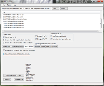 MP3 Rename screenshot 3