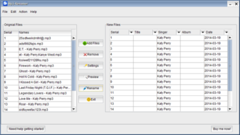 Mp3-Renamer screenshot