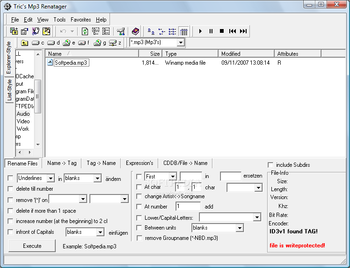 Mp3 Renatager screenshot