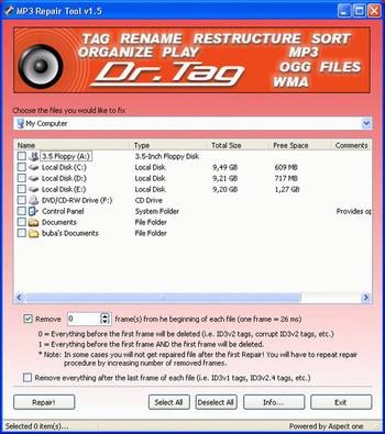 MP3 Repair Tool screenshot 3