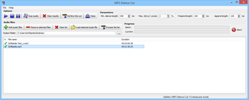 MP3 Silence Cut screenshot