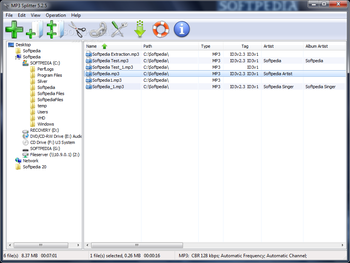 MP3 Splitter screenshot