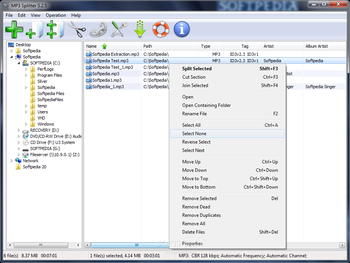 MP3 Splitter screenshot 2
