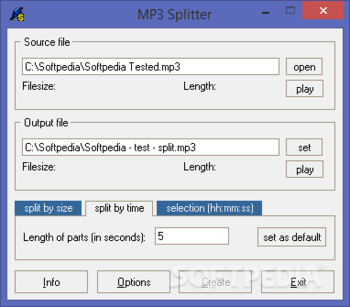 MP3 Splitter screenshot 2