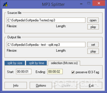 MP3 Splitter screenshot 3