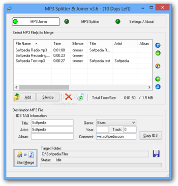 MP3 Splitter & Joiner screenshot