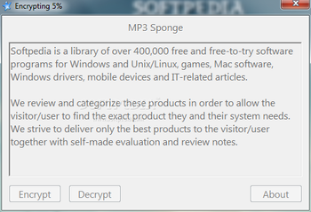 MP3 Sponge screenshot