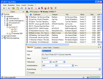 MP3-Tag-Editor screenshot