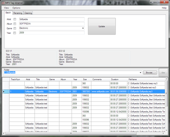 MP3 Tag renamer screenshot