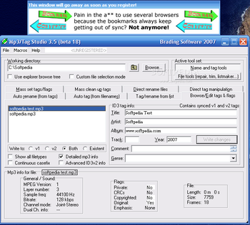 Mp3 / Tag Studio screenshot 2