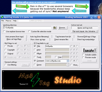 Mp3 / Tag Studio screenshot 3