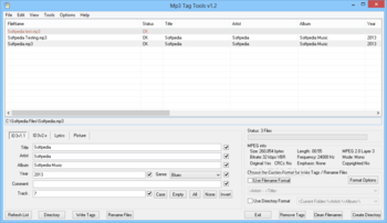 Mp3 Tag Tools screenshot