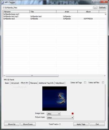 MP3 Tagger screenshot 2