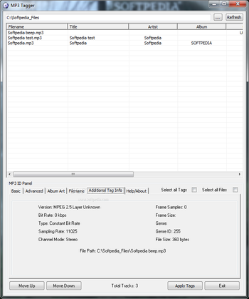 MP3 Tagger screenshot 4