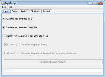 Mp3 Tagger screenshot