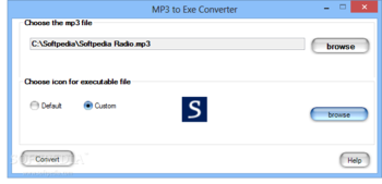 MP3 to EXE Converter screenshot