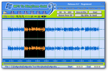 MP3 To Ringtone Gold screenshot