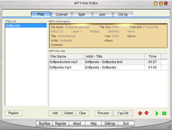 MP3 Wav Editor screenshot