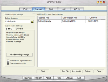 MP3 Wav Editor screenshot 2
