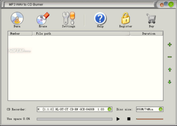 MP3 WAV to CD Burner screenshot 3