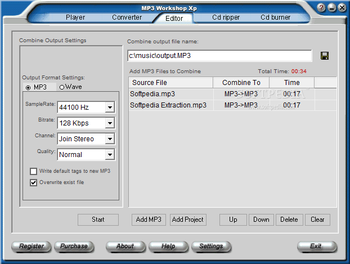 MP3 Workshop XP screenshot 9