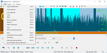 mp3DirectCut screenshot 3