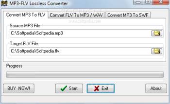 MP3FLV Lossless Converter screenshot