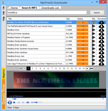 Mp3FreeZe Downloader screenshot