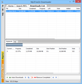 Mp3FreeZe Downloader screenshot 2
