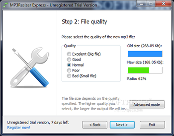 Mp3Resizer Express screenshot 2