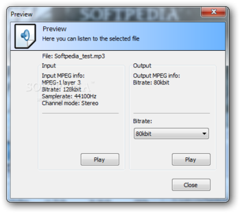 MP3Resizer Portable screenshot 2