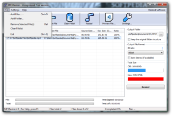 Mp3Resizer screenshot 3